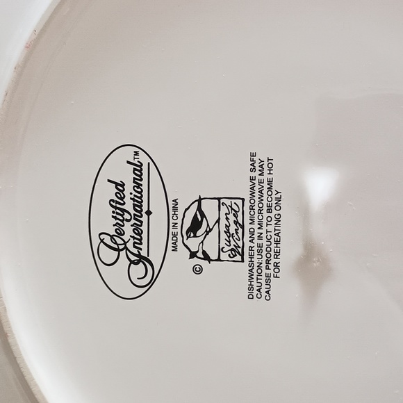 Certified International Susan Winget Homestead Rooster Dinner Plate b925 - Picture 3 of 3